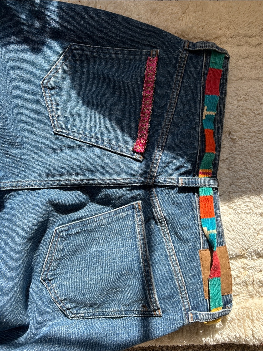 MADEWELL • Boho Embellished Curvy Perfect Vintage JeansBead & Floral Detail - Picture 10 of 16